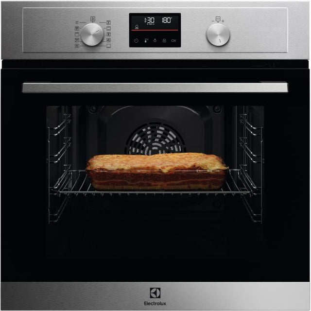 Four encastrable multifonction pyrolyse - ELECTROLUX - COH4P06BX3 - Inox - Anti-trace - Porte froide - 25 programmes de cuisson