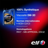 Huile moteur - ELF - Evolution Full-Tech RPX 5W-30 - 5L