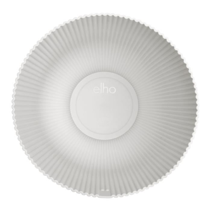 ELHO Pot de fleurs Vibes Fold Coupe - Blanc - Ø 29.5 x H 45 cm - Intérieur - 100% recyclé