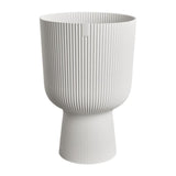 ELHO Pot de fleurs Vibes Fold Coupe - Blanc - Ř 29.5 x H 45 cm - Intérieur - 100% recyclé