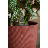 ELHO Pot de fleurs Jazz Rond - Rouge - Ø 26 x H 24 cm - Intérieur - 100% recyclé