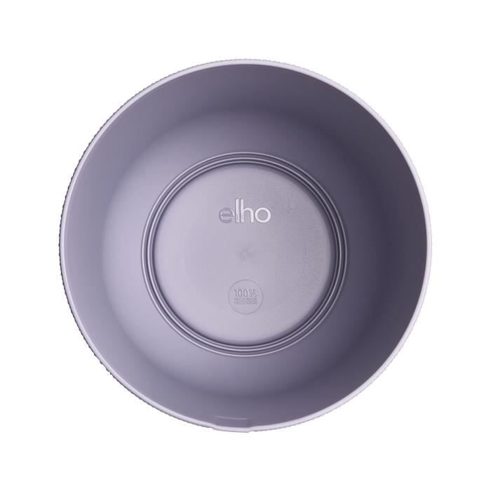 ELHO Pot de fleurs Jazz Rond - Violet - Ø 29.5 x H 27 cm - Intérieur - 100% recyclé
