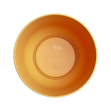 ELHO Pot de fleurs Jazz Rond - Jaune - Ř 34.5 x H 32 cm - Intérieur - 100% recyclé