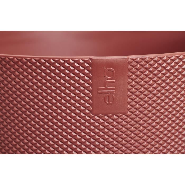 ELHO Pot de fleur Jazz Rond - Rouge -  Ø 34.5 x H 32 cm - Intérieur - 100% recyclé