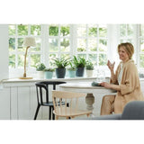 ELHO Pot de fleur BRUSSELS rond - Ø 24.3 x H 23.2 cm - Blanc