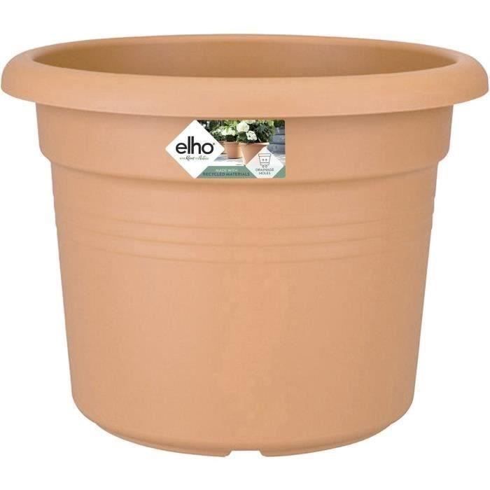 Pot De Fleurs Rond GREEN BASICS - Plastique  - Ø40 - Terre cuite doux