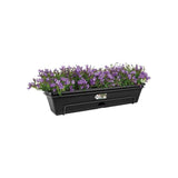 ELHO Balconniere Green Basics Allin1 - Extérieur & Balcon - L 25,7 x W 47,3 x H 16,7 cm - Vivre noir