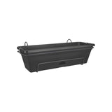 ELHO Balconniere Green Basics Allin1 - Extérieur & Balcon - L 25,7 x W 47,3 x H 16,7 cm - Vivre noir