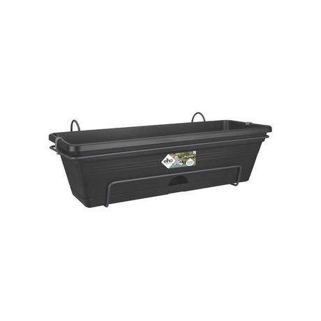 ELHO Balconniere Green Basics Allin1 - Extérieur & Balcon - L 25,7 x W 47,3 x H 16,7 cm - Vivre noir