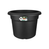 ELHO Pot de fleurs Green Basics Cilinder - Ø 64 x H 49 cm - Extérieur - 100% recyclé - Noir