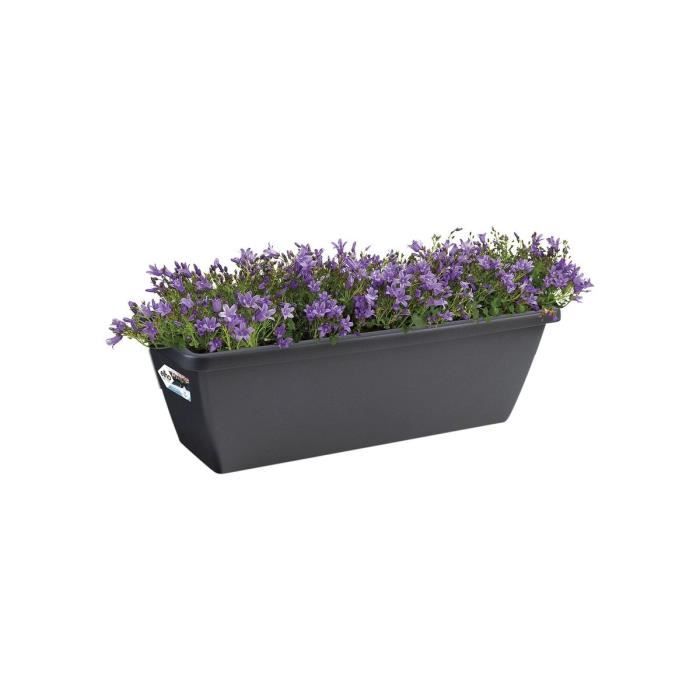 ELHO Balconniere BARCELONA - 39,5 x 19,5 x 15,6 cm - Anthracite