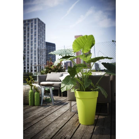ELHO Pot de fleurs Rond Loft Urban - Ř 34 x 45,6 cm - 23 l - Blanc
