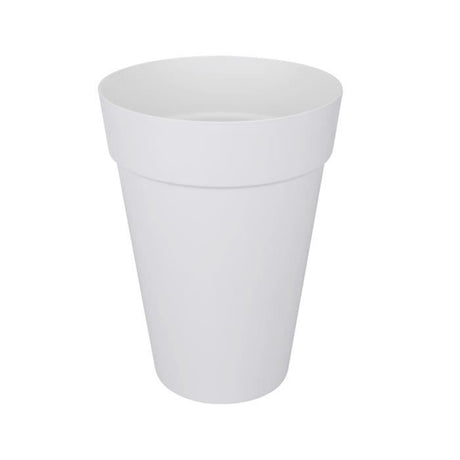 ELHO Pot de fleurs Rond Loft Urban - Ř 34 x 45,6 cm - 23 l - Blanc