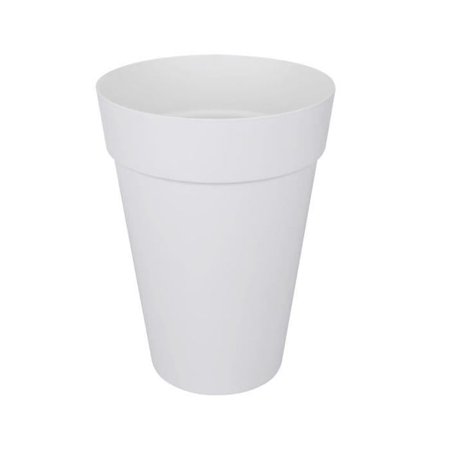 ELHO Pot de fleurs Rond Loft Urban - Ř 34 x 45,6 cm - 23 l - Blanc