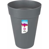 ELHO Pot de fleurs Rond Loft Urban - Ř 34 x 45,6 cm - 23 l - Gris anthracite
