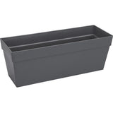 ELHO Bac a fleurs/Jardiniere Loft Urban - 49 x 17,3 x 18 cm - Gris anthracite