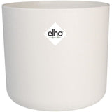 ELHO Pot de fleurs rond B.FOR Soft - Plastique - Ø24,7 x H 23,3 cm - Blanc