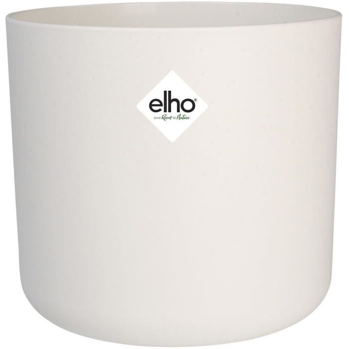 ELHO Pot de fleurs rond B.FOR Soft - Plastique - Ř29,5 x H 27,6 cm - Leaf Green