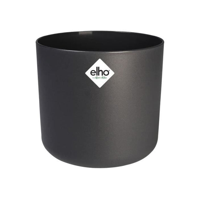 ELHO Pot de fleurs rond B.FOR Soft - Plastique - Ř29,5 x H 27,6 cm - Anthracite