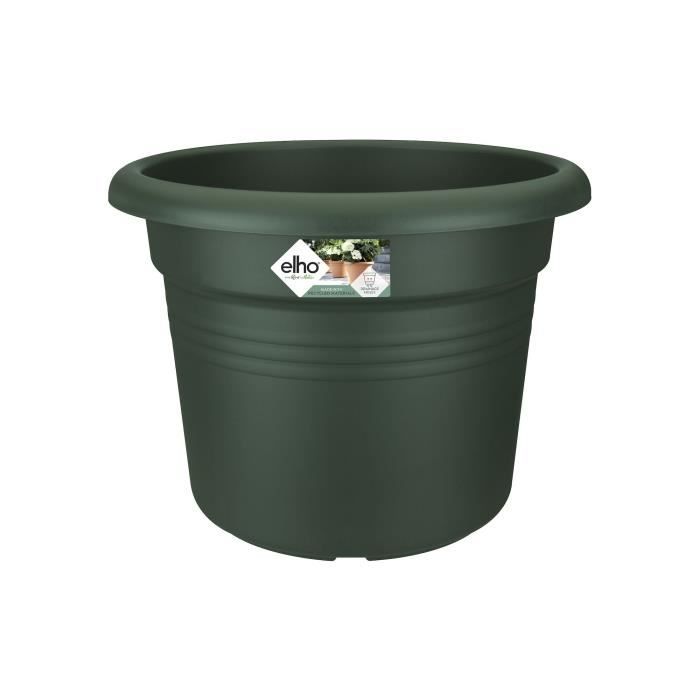 Elho Bac a fleurs Green Basics Cilinder 55 - Vert - Ø 54 x H 41 cm - extérieur - 100% recyclé