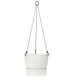 ELHO Pot de fleurs a suspendre Greenville 24 - ExtÈrieur - ÿ 23,9 x H 20,3 cm - Blanc