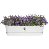 ELHO Jardiniere ovale GREENVILLE - Plastique recyclé - Ø70 x H 18,48 cm - Leaf Green