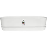 ELHO Jardiniere ovale GREENVILLE - Plastique recyclé - Ø70 x H 18,48 cm - Leaf Green