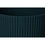 ELHO Pot de fleurs Rond VIBES - Ø22 x H20,16 cm - Plastique - Bleu Foncé