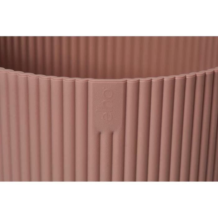 ELHO Pot de fleurs Rond VIBES - Ø29,5 x H27,2 cm - Plastique - Bleu Foncé