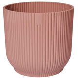 ELHO Pot de fleurs Rond VIBES - Ø29,5 x H27,2 cm - Plastique - Bleu Foncé