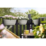 ELHO Balconniere Vibia Campana Easy Hanger Medium - L 24.1 x W 36 x H 26.5 cm - Blanc Soie - Balcon extérieur