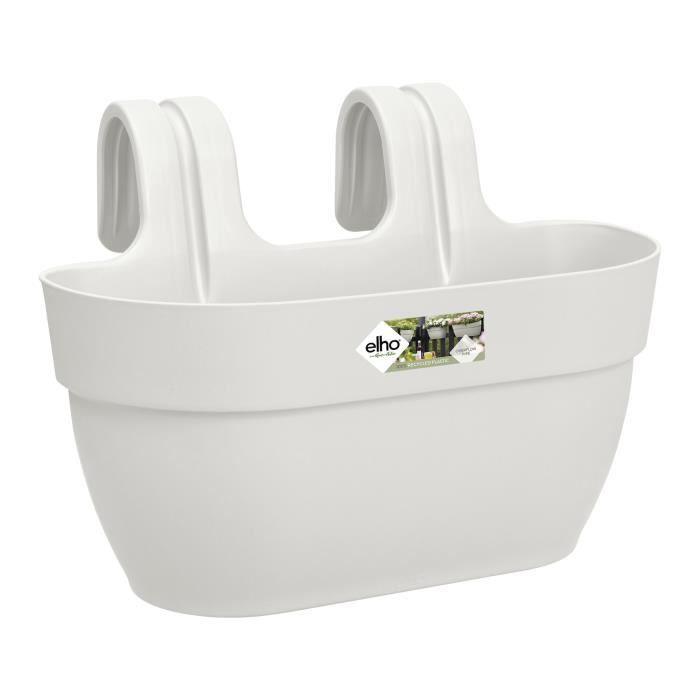 ELHO Balconniere Vibia Campana Easy Hanger Medium - L 24.1 x W 36 x H 26.5 cm - Blanc Soie - Balcon extérieur