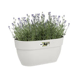 ELHO Balconniere Vibia Campana Easy Hanger Medium - L 24.1 x W 36 x H 26.5 cm - Blanc Soie - Balcon extérieur