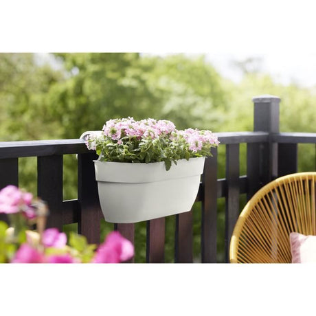 ELHO Balconniere Vibia Campana Easy Hanger Large -  7,5 L - 46 x 24 x 26,5 cm - Blanc Soie