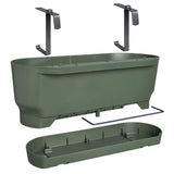 ELHO Balconniere GREENVILLE EASY BALCONY - L 21.2 x W 52 x H 19.4 cm - Leaf Green