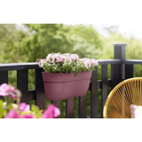 ELHO Pot de fleurs/Balconniere Vibia Campana Easy Hanger Large - Balcon extérieur - L 24.1 x W 46 x H 26.5 cm - Rose Poussiere