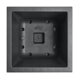 ELHO Bac a fleurs Vivo Next Square 30  - Ø 30 x H 29 cm - Intérieur,Extérieur - 100% recyclé - Noir