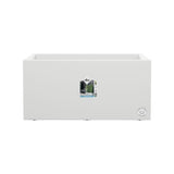 ELHO Bac a fleurs Vivo Next Long 60 - L 59 x W 30 x H 29 cm - Intérieur,Extérieur - 100% recyclé - Blanc