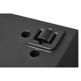 ELHO Bac a fleurs Vivo Next Long 60 - L 59 x W 30 x H 29 cm - Intérieur,Extérieur - 100% recyclé - Noir