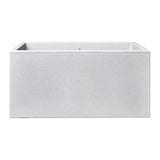 Elho Bac a fleurs Vivo Next Long 60 - L 59 x W 30 x H 29 cm - Intérieur,Extérieur - 100% recyclé - Gris