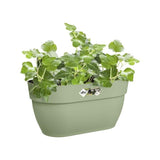 ELHO Balconniere Vibia Campana Easy Hanger Medium - L 24.1 x W 36 x H 26.5 cm - Vert Pistache - Avec réserve d'eau