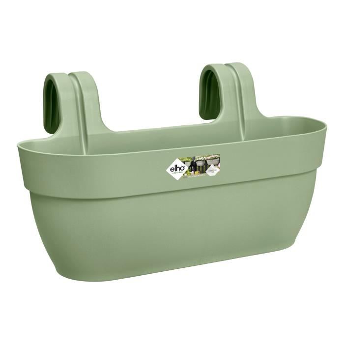 Pot de fleurs - ELHO - Vibia Campana Easy Hanger L - Vert pistache - Plastique régénéré - Avec réserve d'eau