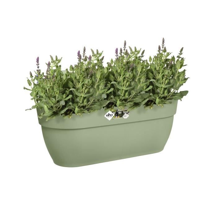 ELHO Balconniere Vibia Campana Easy Hanger L - 24,1 x 46 x H26,5 cm - Vert pistache - Plastique régénéré - Avec réserve d'eau