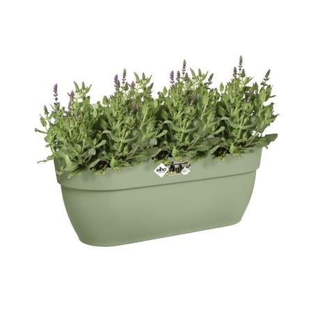 ELHO Balconniere Vibia Campana Easy Hanger L - 24,1 x 46 x H26,5 cm - Vert pistache - Plastique régénéré - Avec réserve d'eau