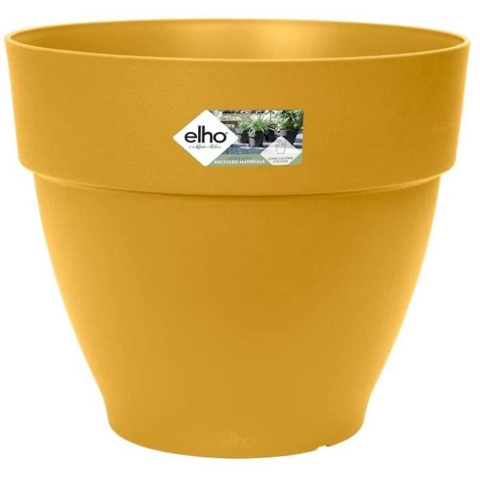 VIBIA Round Flower Pot - Plastic Reservoir - Ø35 - Terracotta