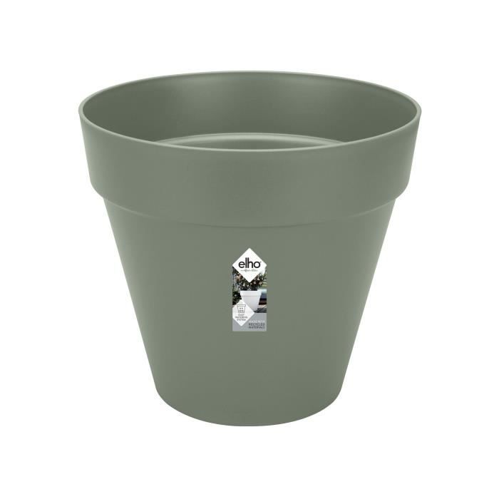 ELHO Pot de fleurs Loft Urban - Plastique - Réservoir - Ø48,5x 44,5cm - Vert