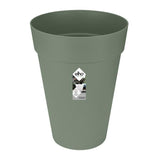 ELHO Pot de fleurs Loft Urban rond Haut - Ø 34 x H 45 cm - Extérieur - 100% recyclé - Vert