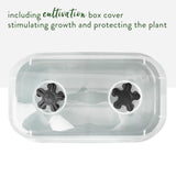 ELHO Bac a culture Green Basics Allin1 Large - L 39 x B 23 x H 15 cm - culture et récolte - 100% recyclé - Noir