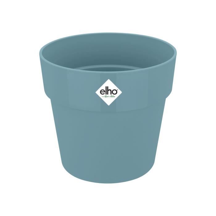 ELHO B.for Original Pot de fleurs rond Roues 35 - Bleu - Ø 35 x H 32 cm - intérieur - 100% recyclé