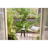 ELHO Balconniere Noa Xl - L 78 x W 20 x H 18 cm - Balcon,extérieur - 100% recyclé - Gris